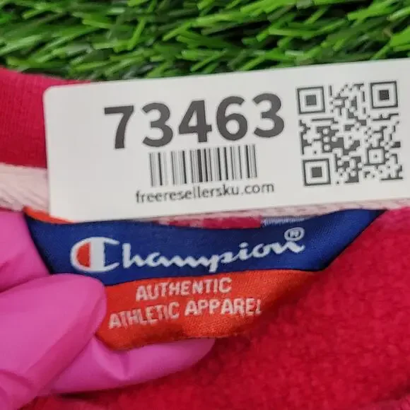 Vintage Champion Sweatshirt Womens 2XL 24x25 Boxy Y2K - Picture 8 of 11